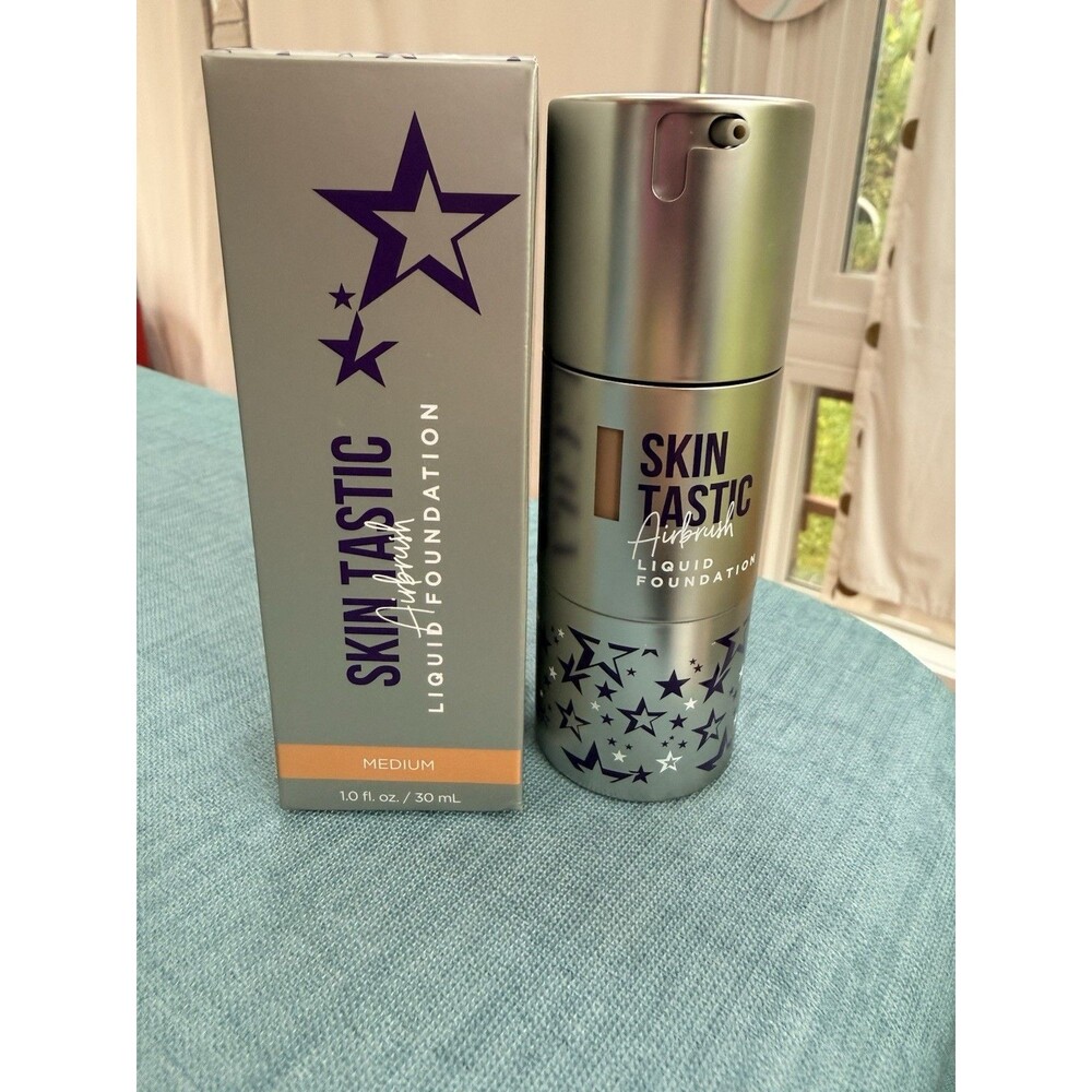 LWYA Skintastic Airbrush Liquid Foundation Medium Full Coverage 1.0 oz NIB